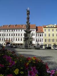 Morový sloup Nejsvětější Trojice v Teplicích.