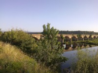 most přes řeku Cedrino