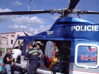 Policejní vrtulník - pouze při akcích