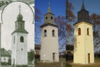 Rájec - zvonice. Původní začátek 20.století, po rekonstrukci z 60. let, rekonstrukce 2011
