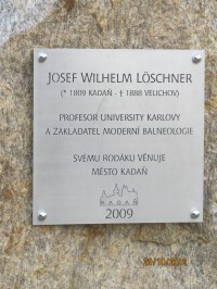 Park a památník Josefa von Löschnera v Kadani