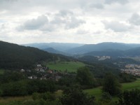 Výhled z rozhledny na Ústí nad Labem.