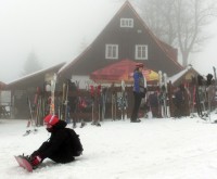 lyžaři v každém počasí