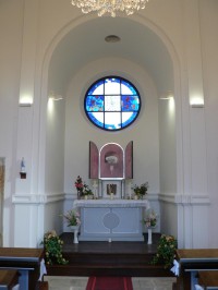 Malá Skála, vnitřek kaple sv. Vavřince