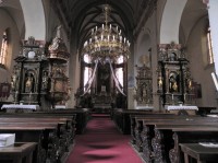 Skalica, vnitřek kostela sv. Michala