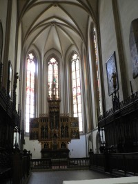 Cheb, hlavní oltář kostela sv. Mikuláše