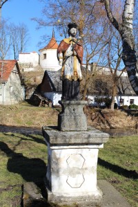 Hrádek u Sušice, socha sv. Jana z Nepomuku