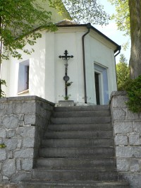 Pačejov, schodiště u kostela
