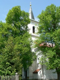Pačejov, věž kostela