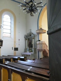 Pačejov, vnitřek kostela