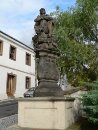 Klášterec nad Ohří, socha sv. Floriána
