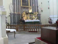 Hejnice, boční oltář basiliky