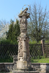 Železnice, socha sv. Jana z Nepomuku