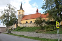 Vrchotovy Janovice, kostel sv. Martina