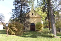 Protivín, západní průčelí kaple sv. Anny