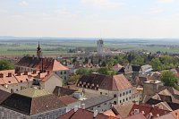 Retz, pohled z věže na zámek Gatterburg