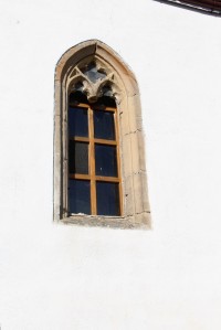 Gotické okno kostela sv. Jiljí