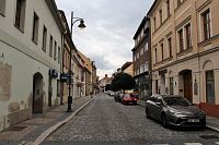 Chomutov, ulička starého města
