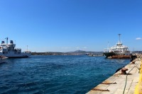 Pohled od přístavu na moře