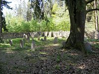 Osek, celkový pohled na židovský hřbitov