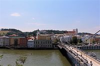 Most přes Dunaj pod hradem