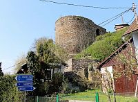 Zřícenina hradu Talmberk.