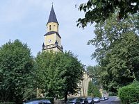 Chlumec, věž kostela sv. Havla