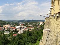 Letovice, pohled od zámku na město