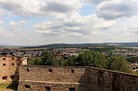 Boskovice, pohled z hradu k východu