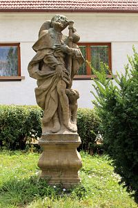 Boskovice, socha sv. Rocha.