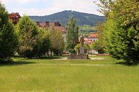 Pohled z parku na Svatobor