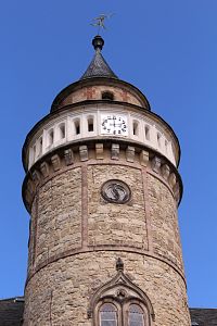 Věž na severní straně zámku