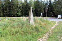 Obelisk u silnice z Nové Bystřice do Kunžaku