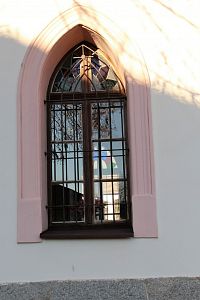 Okno kaple sv. Václava