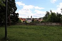 Pohled z parku na starou část města