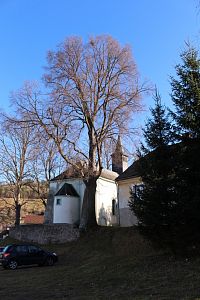 Pohled na kostel od SZ