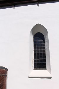 Okno kostela sv. Kateřiny