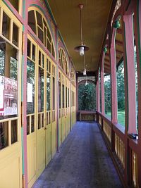 Dřevěná veranda Tančírny
