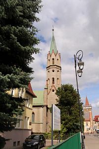 Glucholazy, kostel sv. Františka z Assisi.