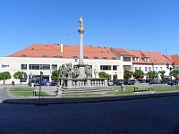 Mariánský sloup na Alšově náměstí Mariánský sloup na Alšově náměstí v Písku.