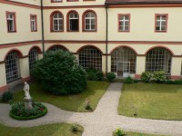 Straubing, nádvoří kláštera