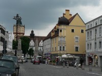 Straubing, měšťanské domy