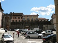 Bellinzona, hradby v centru města