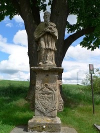Hrádek, socha sv. J. Nepomuckého