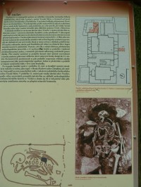Vraclav, tabule s historií hradiště