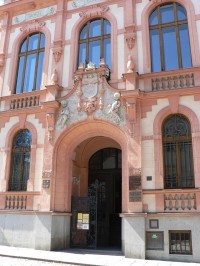 Klatovy, vchod do muzea