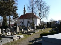 Luby, kostel a hřbitov