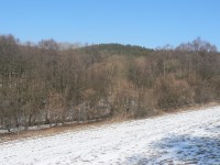 Pohled z údolí na Strážiště