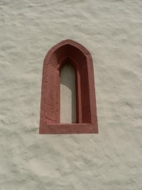 Zdemyslice, zazděné gotické okno