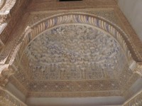 Alhambra, výklenek pod stropem